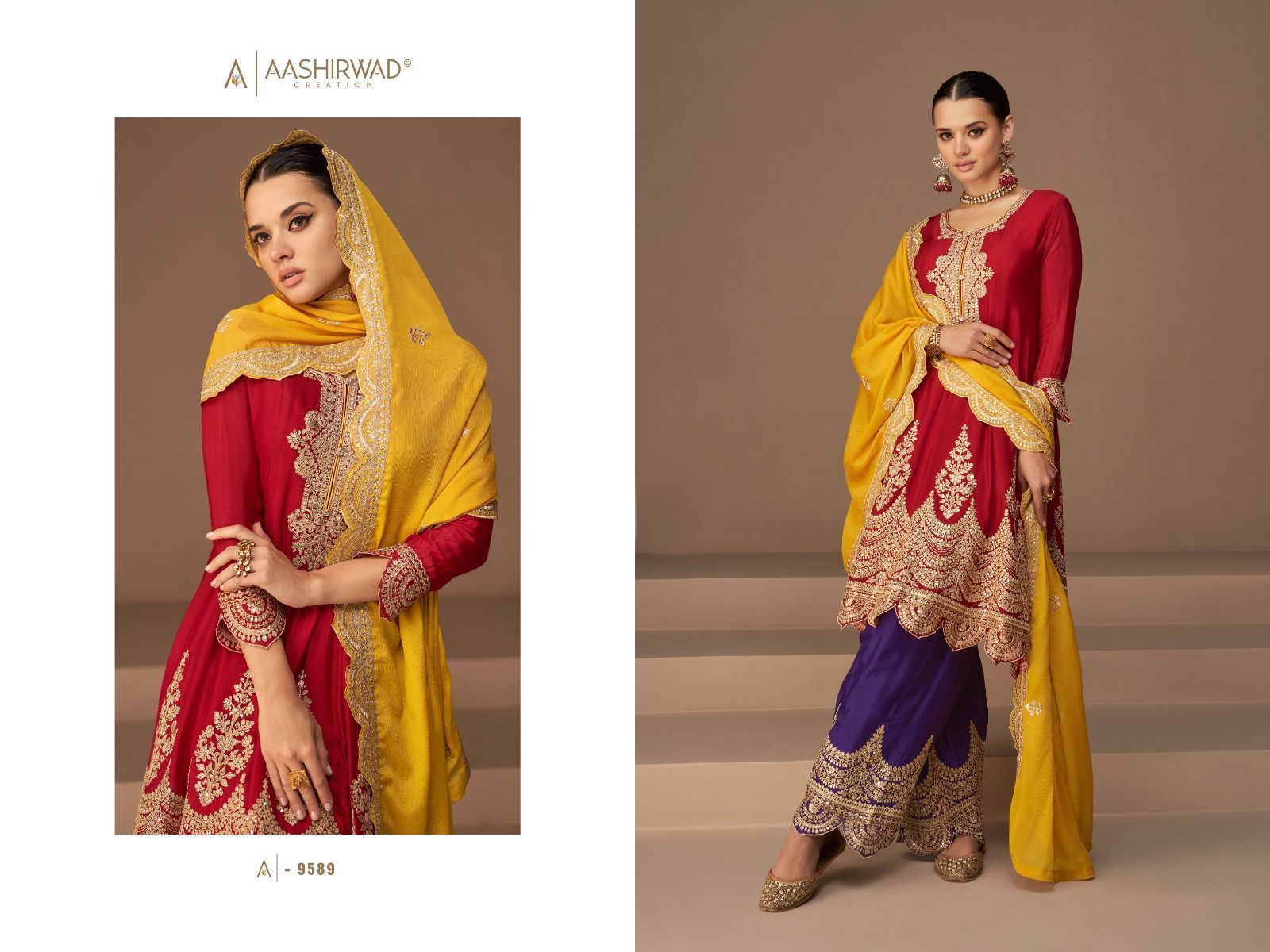 AASHIRWAD-GULKAND-HEENA-CHINON-SILK-SALWAR-SUITS-SUPLIER-SURAT-4