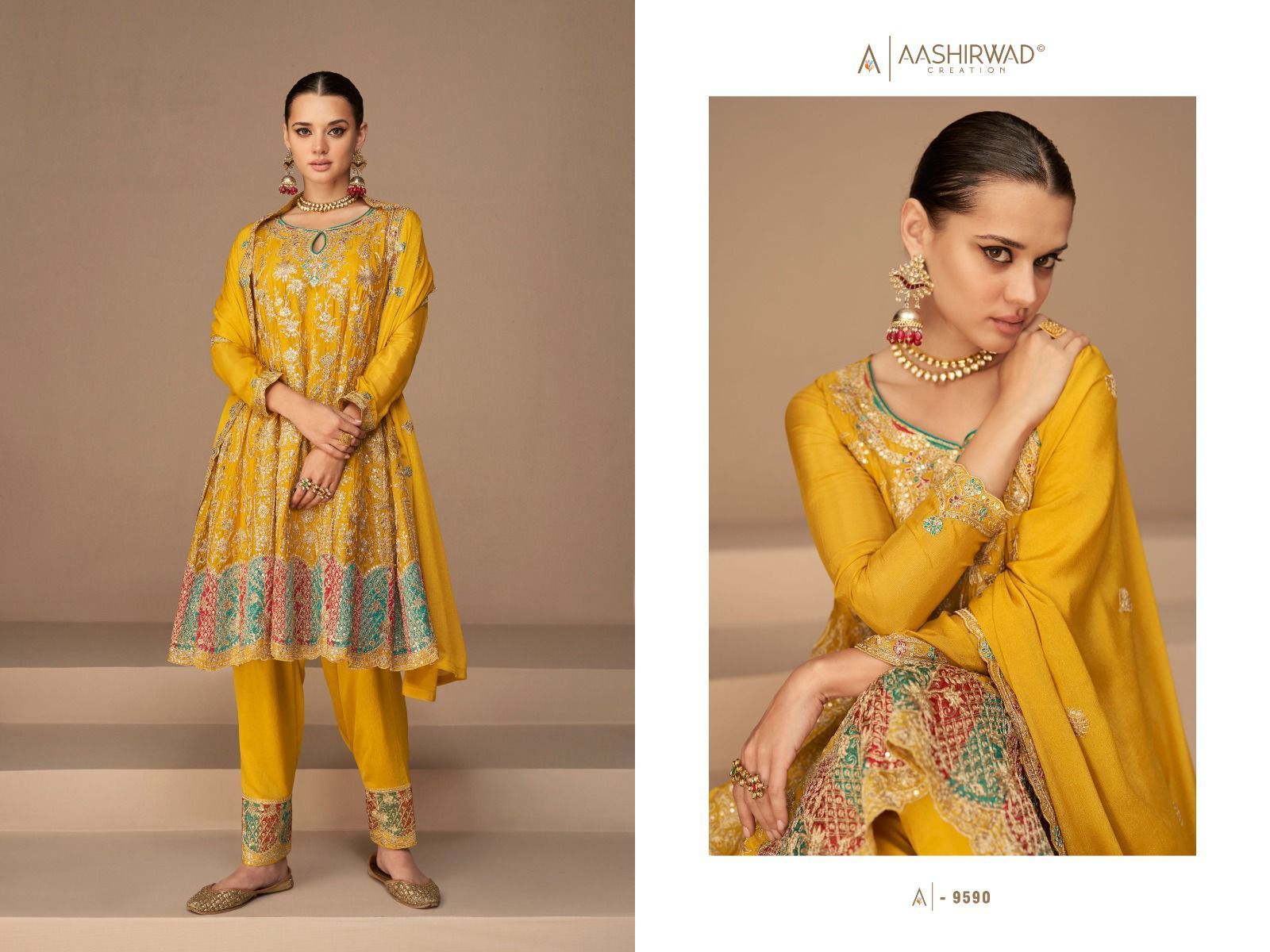 AASHIRWAD-GULKAND-HEENA-CHINON-SILK-SALWAR-SUITS-SUPLIER-SURAT-5