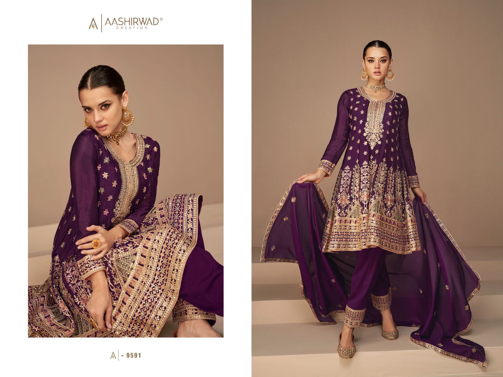 AASHIRWAD-GULKAND-HEENA-CHINON-SILK-SALWAR-SUITS-SUPLIER-SURAT-6
