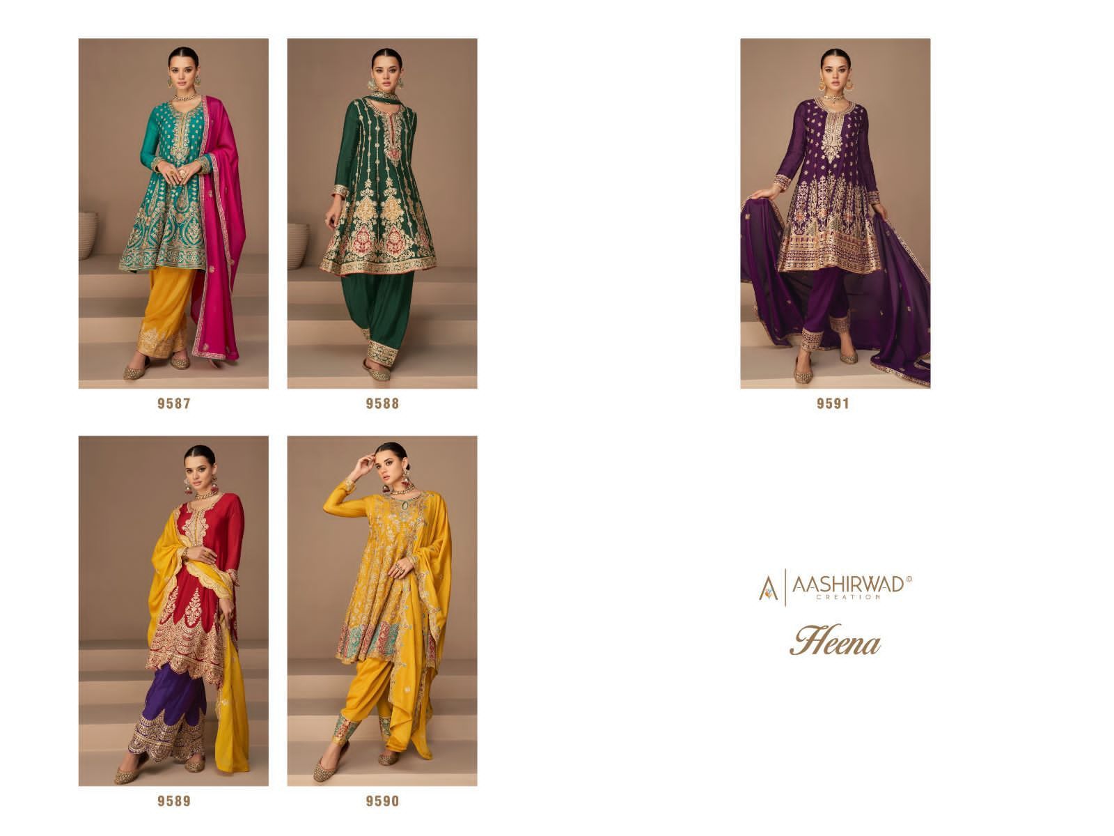 AASHIRWAD-GULKAND-HEENA-CHINON-SILK-SALWAR-SUITS-SUPLIER-SURAT-7