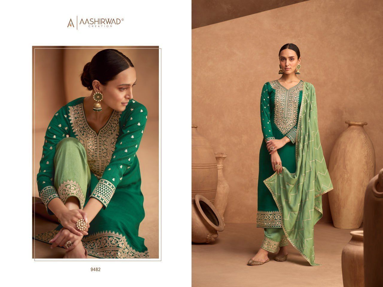 AASHIRWAD-GULKAND-KESARIYA-SILK-EMBROIDERY-SALWAR-SUITS-AT-SURAT-6