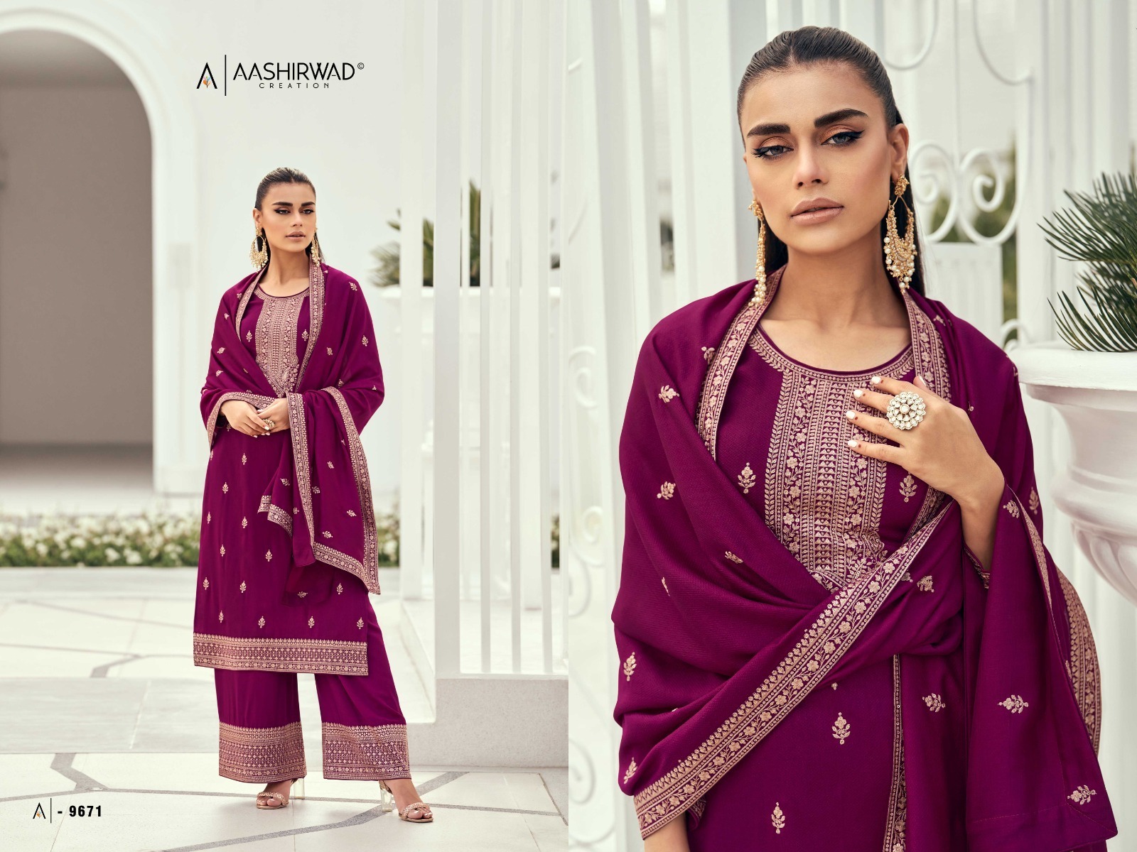 AASHIRWAD-GULKAND-PREET-HEAVY-SALWAR-SUITS-WHOLESALER-SURAT-3