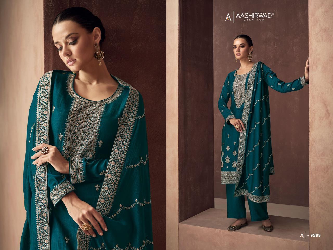 AASHIRWAD-GULKAND-ZAHA-PREMIUM-SILK-SALWAR-SUITS-WHOLESALE-3