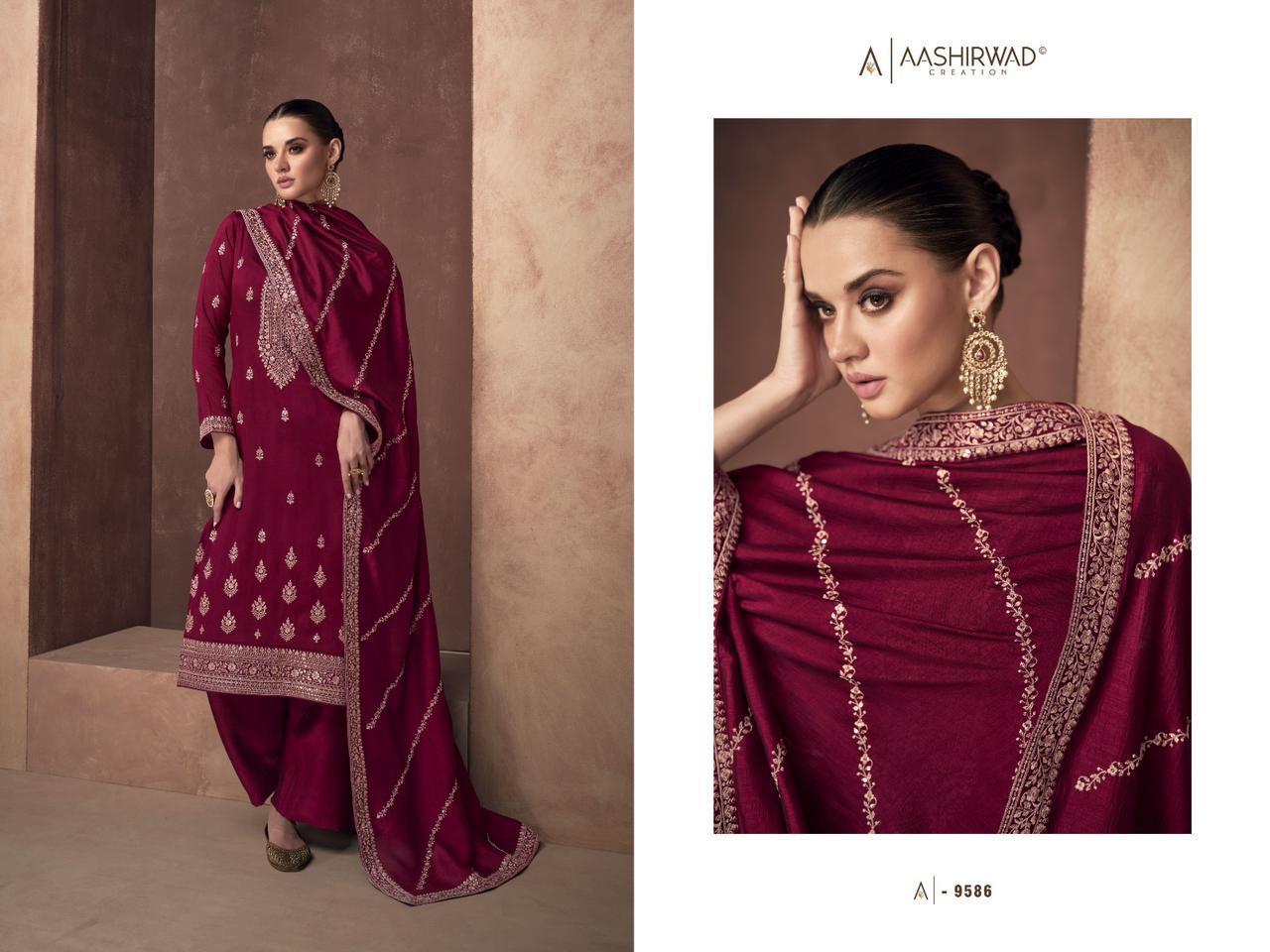 AASHIRWAD-GULKAND-ZAHA-PREMIUM-SILK-SALWAR-SUITS-WHOLESALE-4