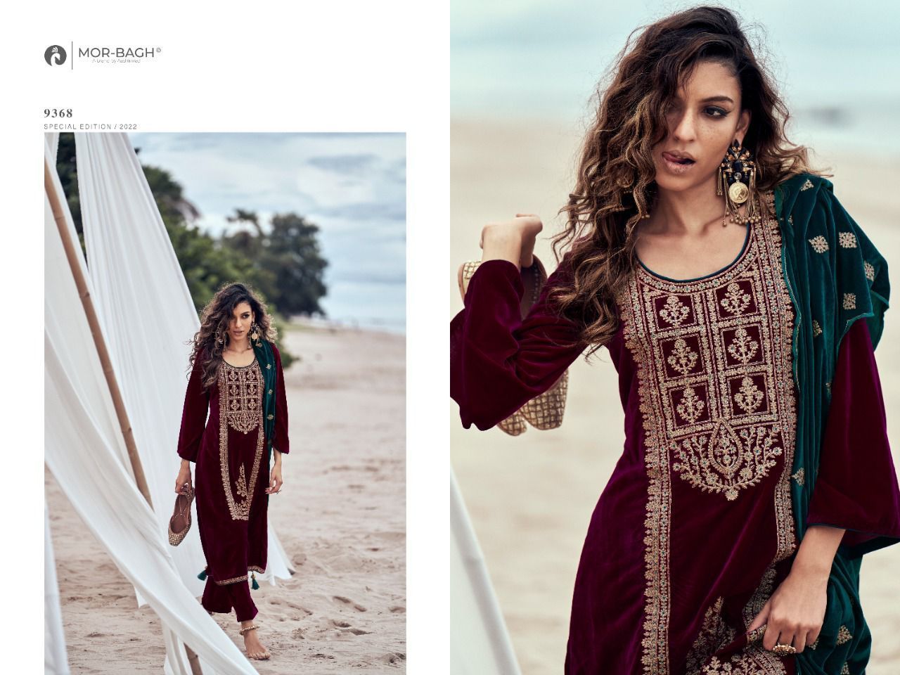 AASHIRWAD-MOR-BAGH-WAVES-PURE-VELVET-WINTER-SUITS-WHOLESALE-9