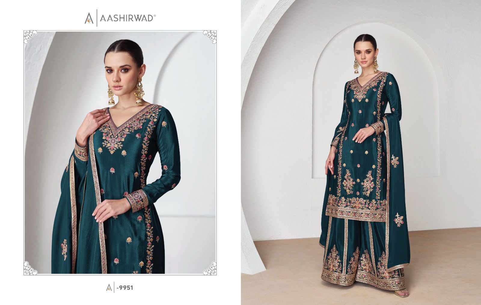 AASHIRWAD-NAZRANA-DESIGNER-CHINNON-SILK-SUIT-WHOLESALER-IN-SURAT-5