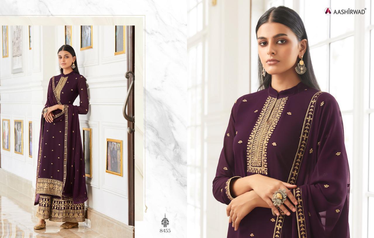 AASHIRWAD-PANKHUDI-PURE-GEORGETTE-SALWAR-SUITS-LATEST-CATALOGUE-8