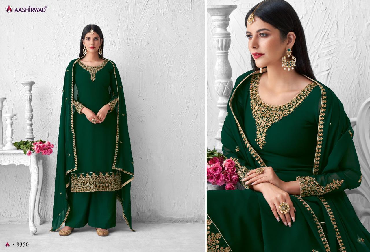 AASHIRWAD-SAFFRON-GEORGETTE-SALWAR-SUITS-LATEST-CATALOGUE-2