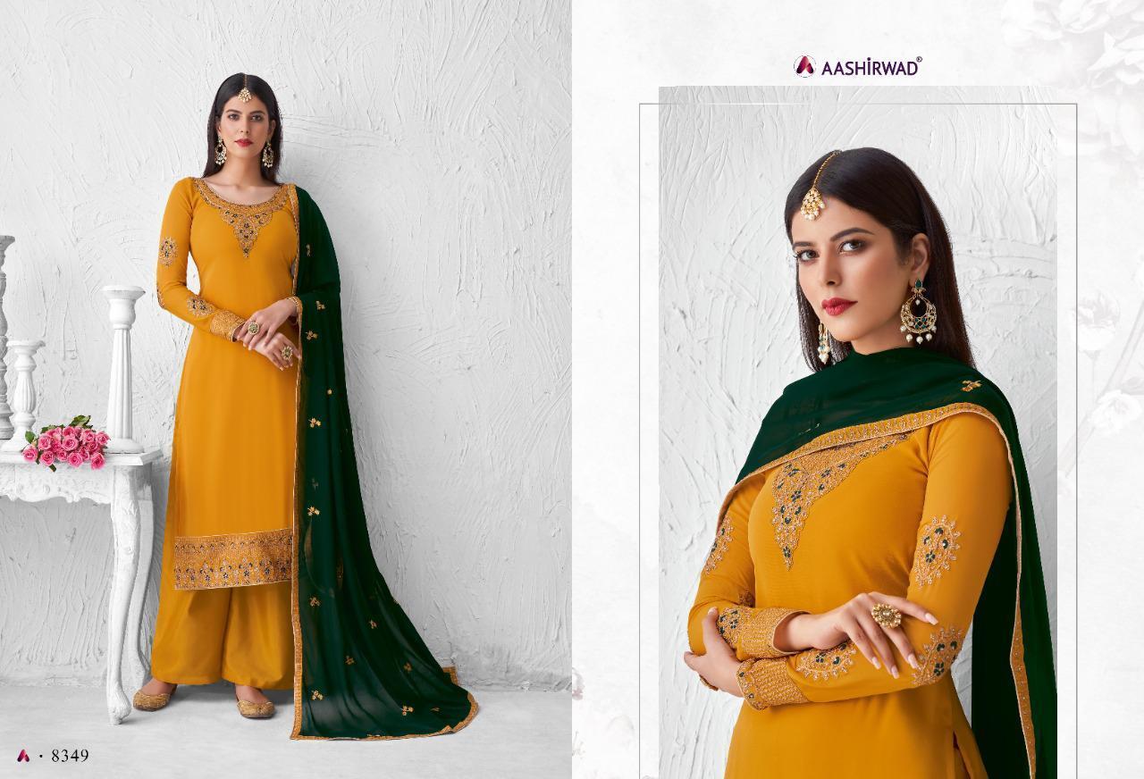 AASHIRWAD-SAFFRON-GEORGETTE-SALWAR-SUITS-LATEST-CATALOGUE-4