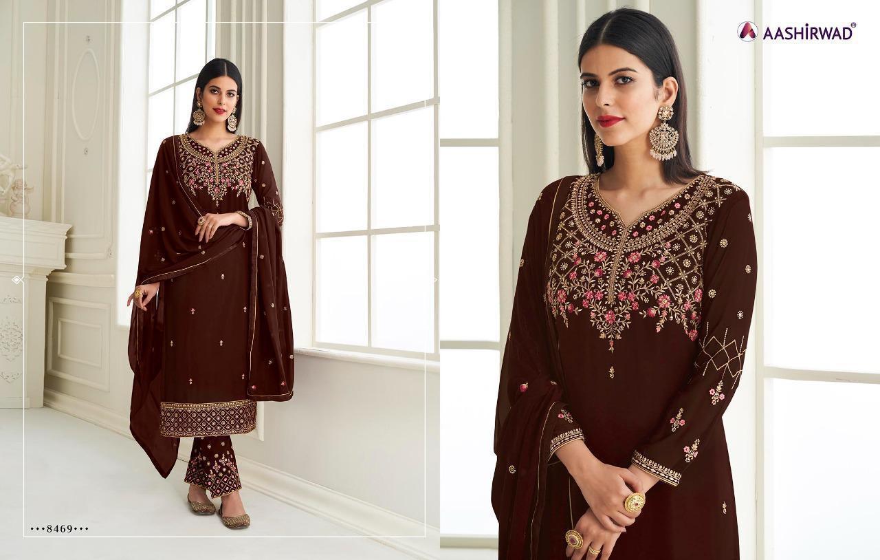 AASHIRWAD-SAMIYA-D.NO-8464-TO-D.NO-8467-GEORGETTE-SALWAR-SUITS-LATEST-CATALOGUE-8