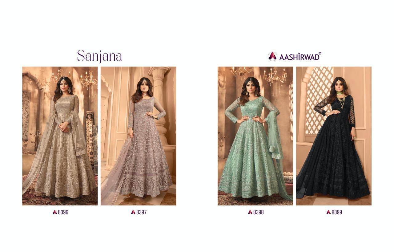 AASHIRWAD-SANJANA-8396-8399-SERIES-SUITS-LATEST-CATALOGUE-1