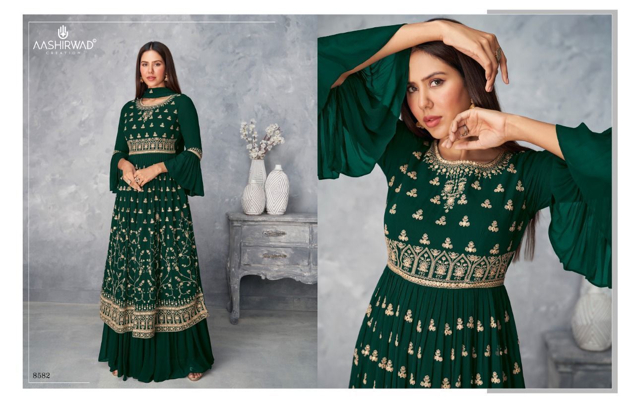 AASHIRWAD-SATRANGI-FOUX-GEORGETTE-SALWAR-KAMEEZ-WHOLESALER-3