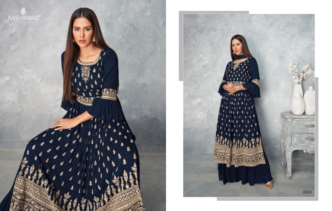 AASHIRWAD-SATRANGI-FOUX-GEORGETTE-SALWAR-KAMEEZ-WHOLESALER-7