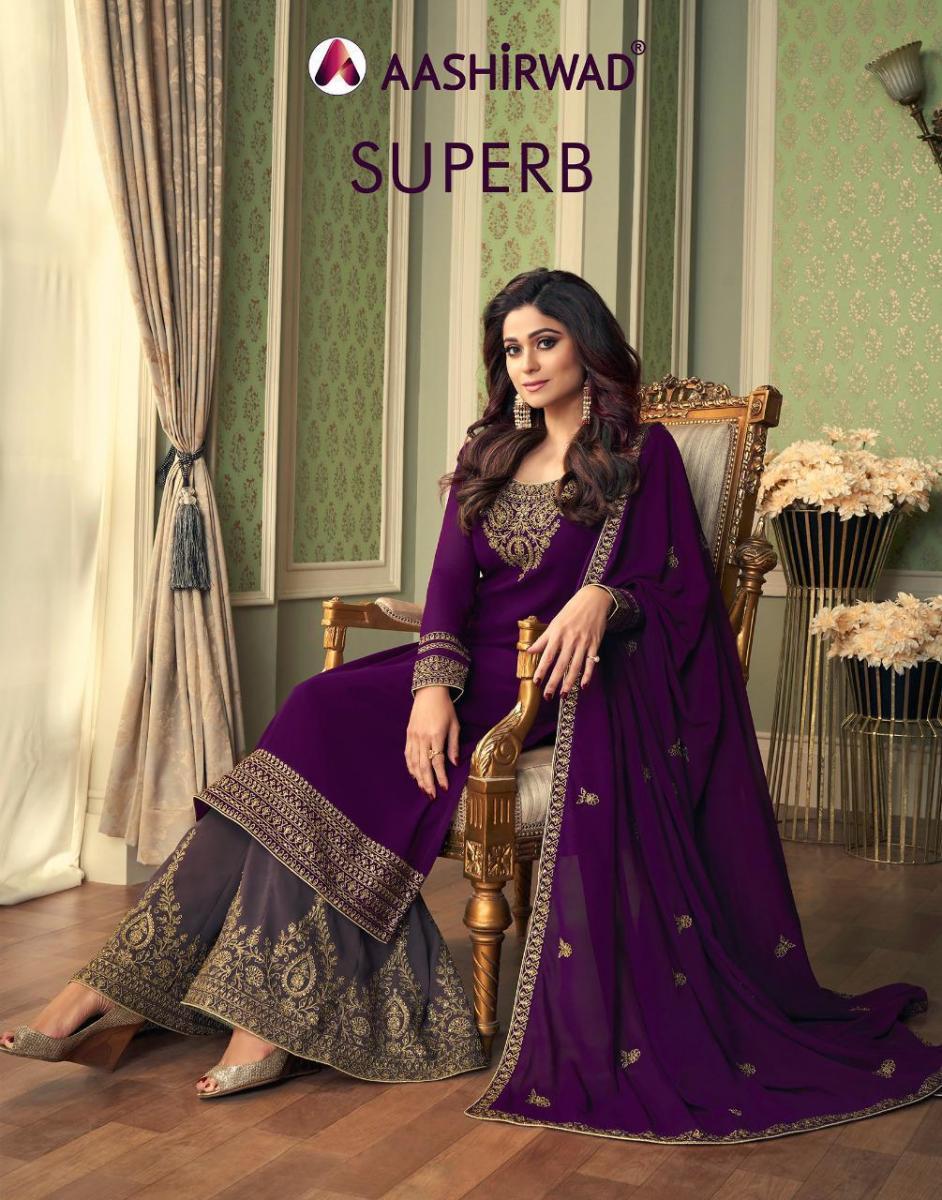 AASHIRWAD-SUPERB-8419-8422-HEAVY-PARTY-WEAR-SUITS-LATEST-CATALOGUE-2