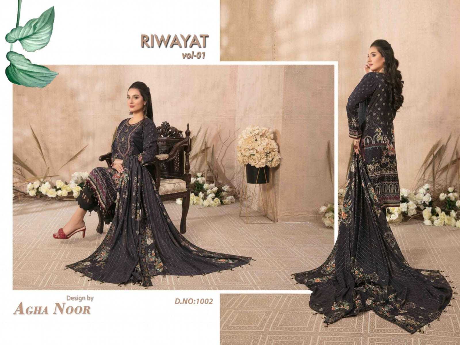 AGHA-NOOR-RIWAYAT-VOL-1-SELF-EMBROIDERYLAWN-KARACHI-SUITS-SURAT-3