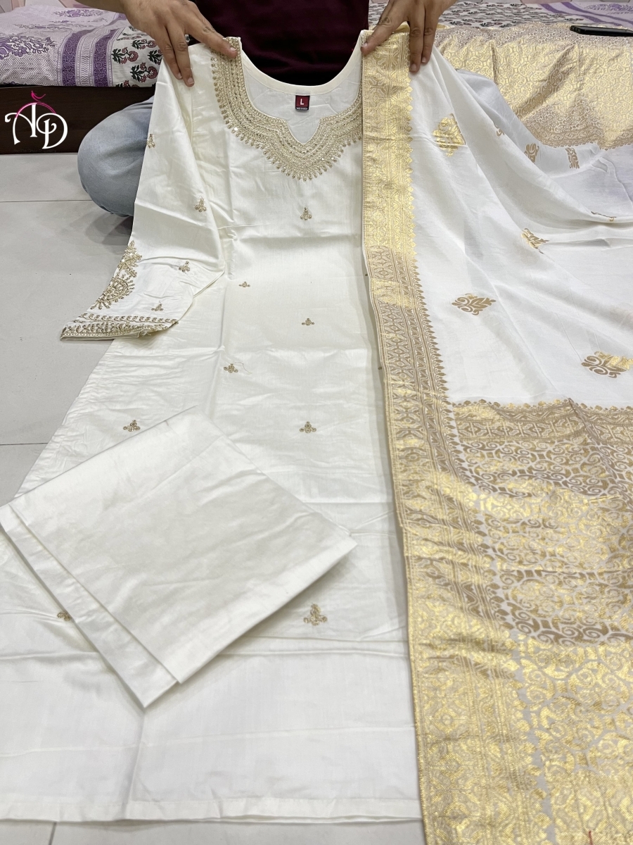 AKSHAR-DESIGNER-WHITE-CHANDERI-SILK-SUITS-2