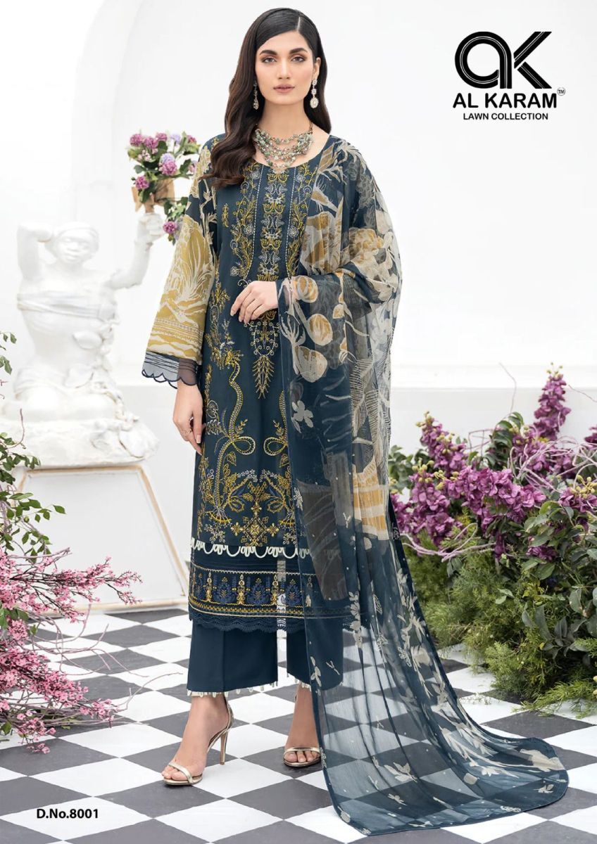 AL-KARAM-KESARIYA-MAGIC-IN-PRINT-VOL-8-PURE-CAMBRIC-KARACHI-SUITS-AT-SURAT-3