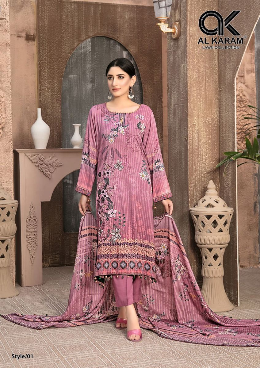 AL-KARAM-QUEENS-COURT-VOL-2-CAMBRIC-PRINTED-KARACHI-SUITS-AT-SURAT-2
