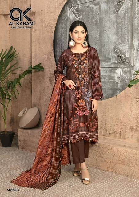 AL-KARAM-QUEENS-COURT-VOL-2-CAMBRIC-PRINTED-KARACHI-SUITS-AT-SURAT-5