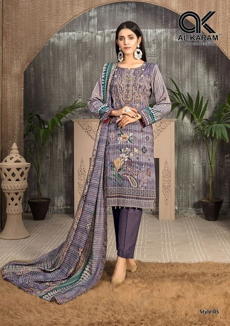 AL-KARAM-QUEENS-COURT-VOL-2-CAMBRIC-PRINTED-KARACHI-SUITS-AT-SURAT-6