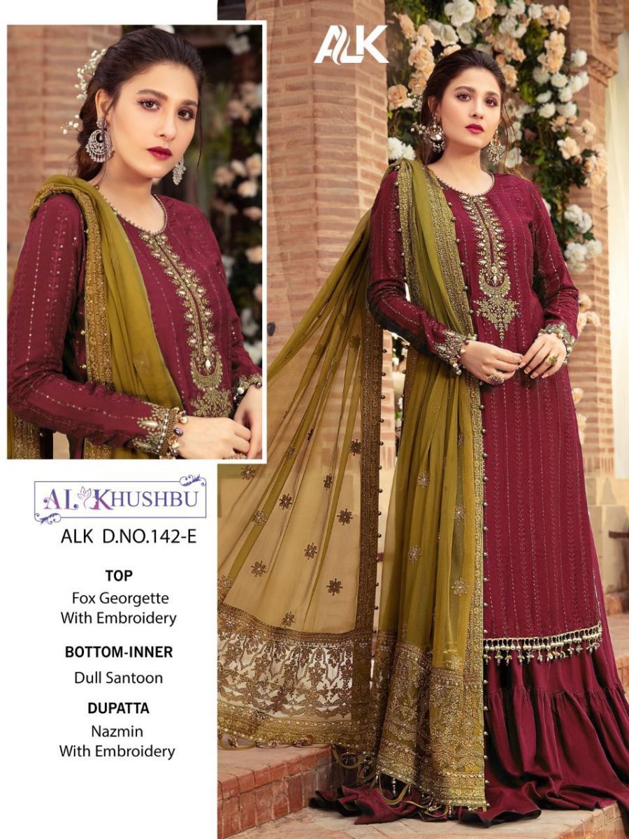 AL-KHUSHBU-ALK-D.NO-142-GEORGETTE-WITH-BRIDAL-COLLECTION-1
