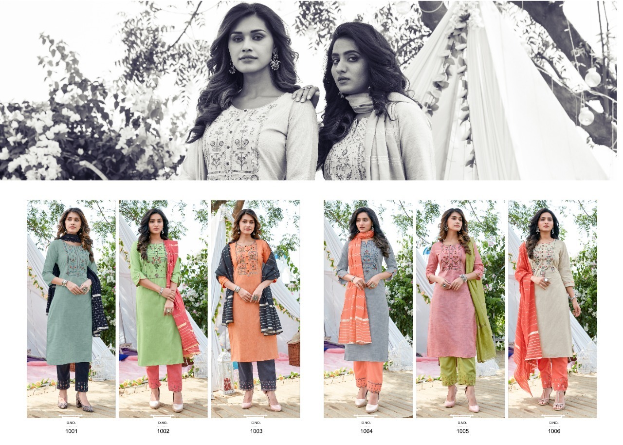 AMAAYA-GARMENTS-FRILL-KURTI-WITH-PANTS-WHOLESALE-5