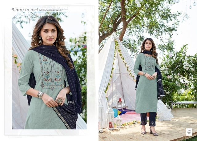 AMAAYA-GARMENTS-FRILL-KURTI-WITH-PANTS-WHOLESALE-8