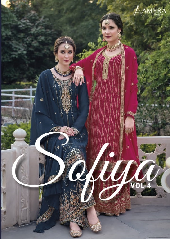 AMYRA-DESIGNER-SOFIYA-VOL-4-BLOOMING-GEORGETTE-SUITS-WHOLESALER-SURAT-1