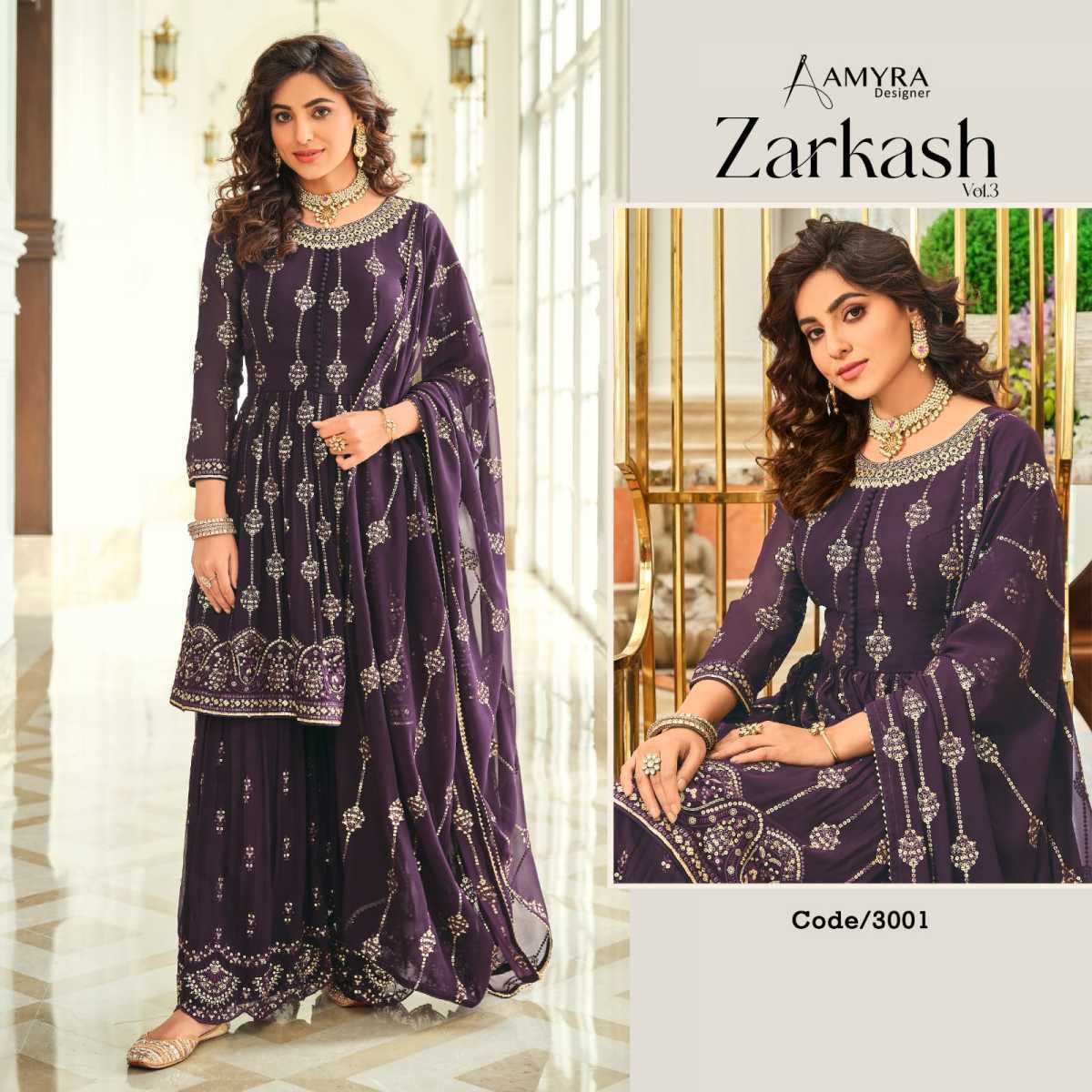 AMYRA-ZARKASH-VOL-3-PAKISTANI-GHARARA-SUITS-WHOLESALE-2