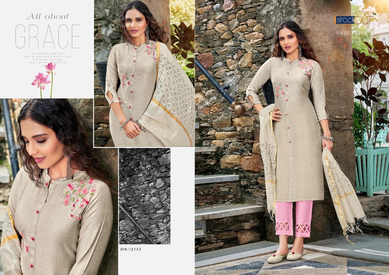 ANJU-FABRICS-FASHION-POINT-VOL-1-KURTI-PANT-WITH-DUPATTA-LATEST-COLLECTION-1