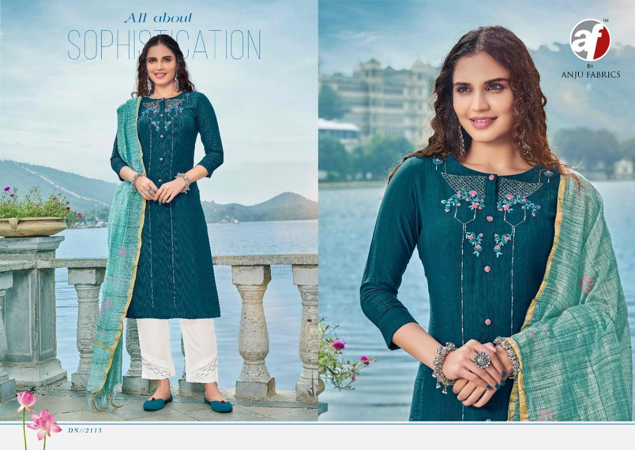 ANJU-FABRICS-FASHION-POINT-VOL-1-KURTI-PANT-WITH-DUPATTA-LATEST-COLLECTION-2