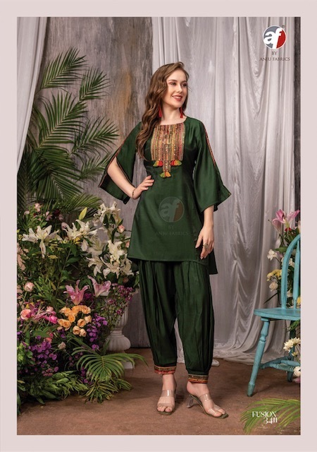 ANJU-FABRICS-FUSION-VOL-3-DESINGER-KURTI-WITH-AFGANI-WHOLESALER-IN-SURAT-12