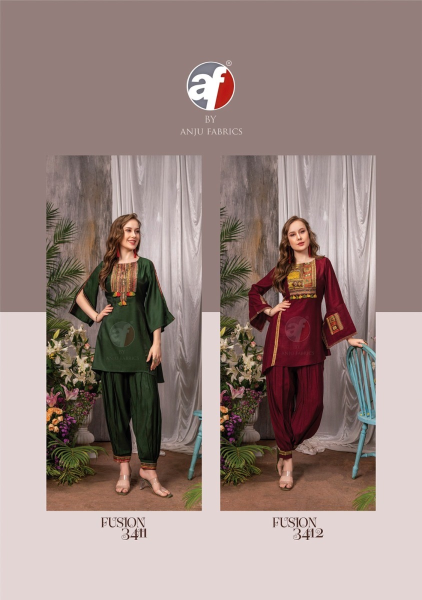 ANJU-FABRICS-FUSION-VOL-3-DESINGER-KURTI-WITH-AFGANI-WHOLESALER-IN-SURAT-13