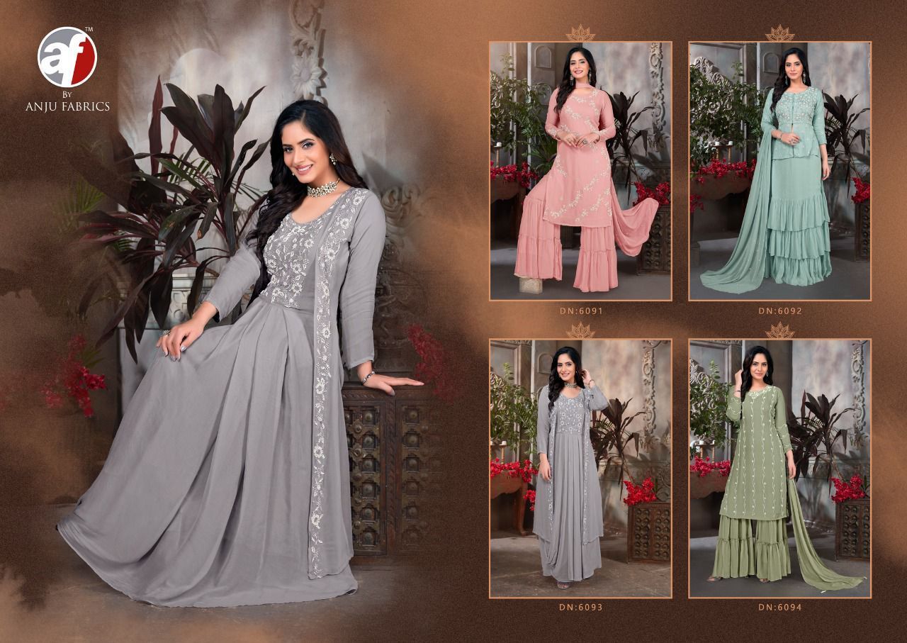 ANJU-FABRICS-KESAR-GEORGETTE-SALWAR-SUITS-WHOLESLE-4