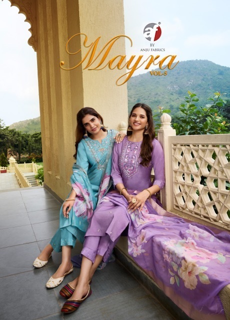 ANJU-FABRICS-MAYRA-VOL-5-KURTI-PANT-WITH-DUPATTA-WHOLESALER-IN-SURAT-8
