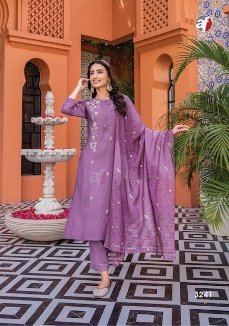 ANJU-FABRICS-ONCE-MORE-VOL-3-READYMADE-KURTI-PANT-WITH-DUPATTA-SET-2