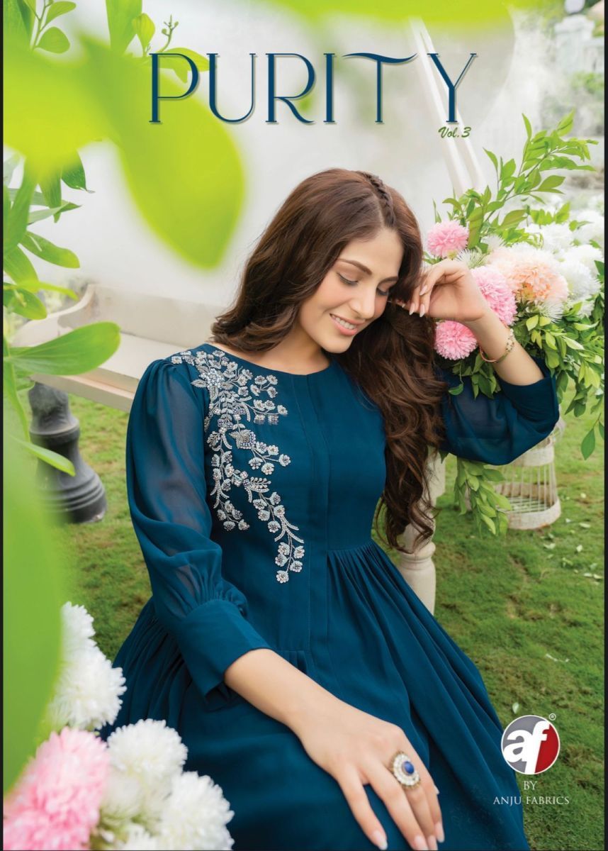 ANJU-FABRICS-PURITY-VOL-3-DESIGNER-KURTI-WITH-PANTS-MANUFACTURER-SURAT-1
