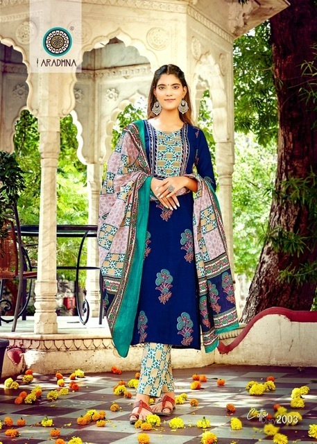 ARADHNA-COTTON-DIARY-VOL-2-KURTI-PANT-WITH-DUPATTA-3PC-SET-WHOLESALER-SURAT-11
