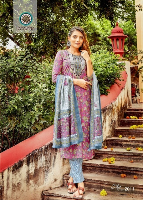 ARADHNA-COTTON-DIARY-VOL-2-KURTI-PANT-WITH-DUPATTA-3PC-SET-WHOLESALER-SURAT-12