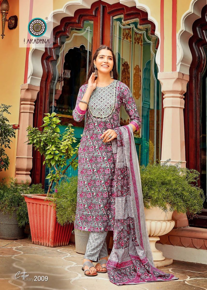 ARADHNA-COTTON-DIARY-VOL-2-KURTI-PANT-WITH-DUPATTA-3PC-SET-WHOLESALER-SURAT-15