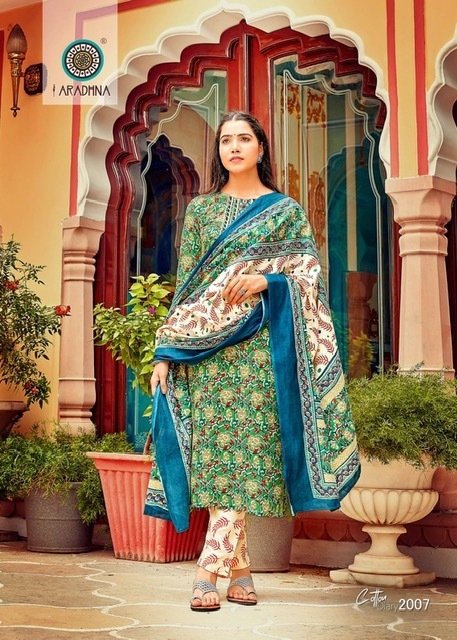 ARADHNA-COTTON-DIARY-VOL-2-KURTI-PANT-WITH-DUPATTA-3PC-SET-WHOLESALER-SURAT-5