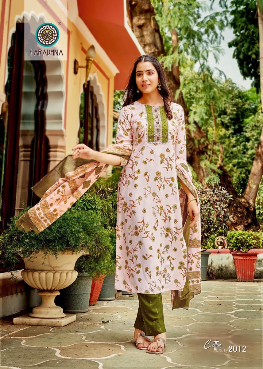 ARADHNA-COTTON-DIARY-VOL-2-KURTI-PANT-WITH-DUPATTA-3PC-SET-WHOLESALER-SURAT-8