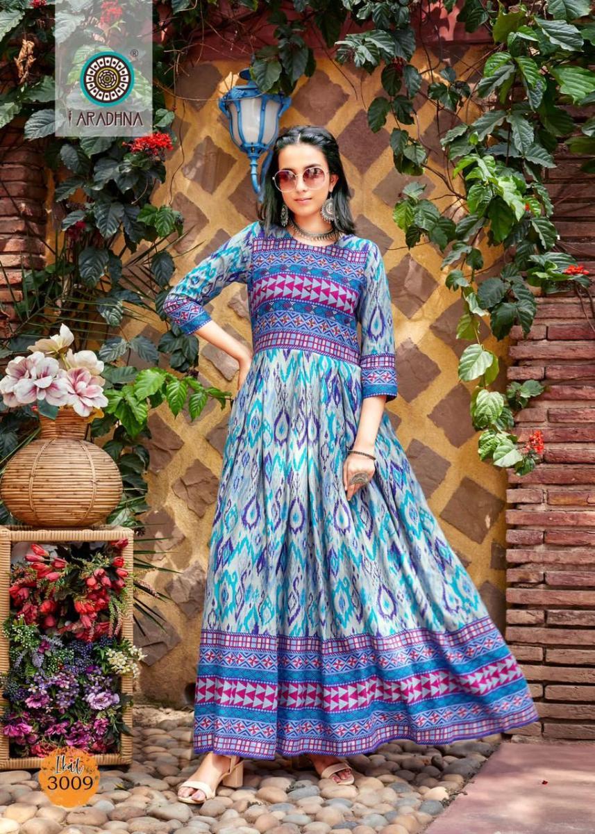 ARADHNA-IKAT-VOL-3-RAYON-PRINTED-LONG-GOWNS-MANUFACTURER-SURAT-12