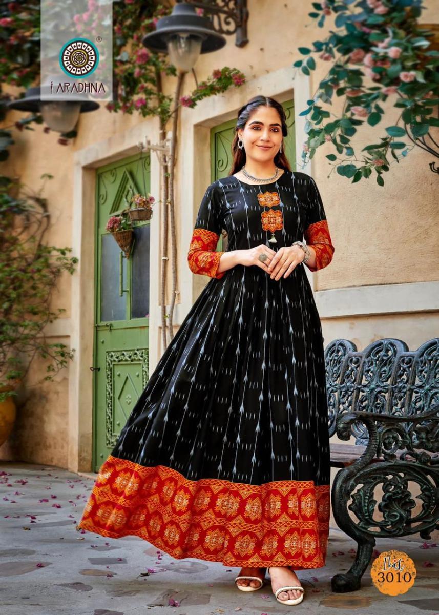 ARADHNA-IKAT-VOL-3-RAYON-PRINTED-LONG-GOWNS-MANUFACTURER-SURAT-13