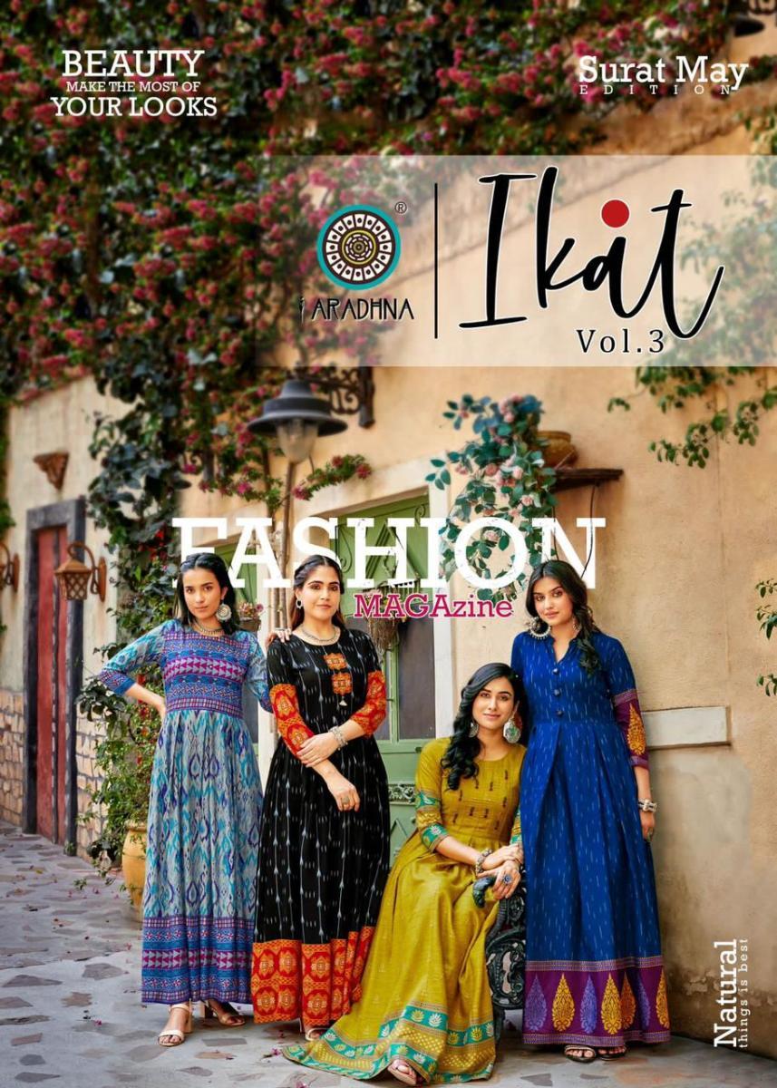 ARADHNA-IKAT-VOL-3-RAYON-PRINTED-LONG-GOWNS-MANUFACTURER-SURAT-2