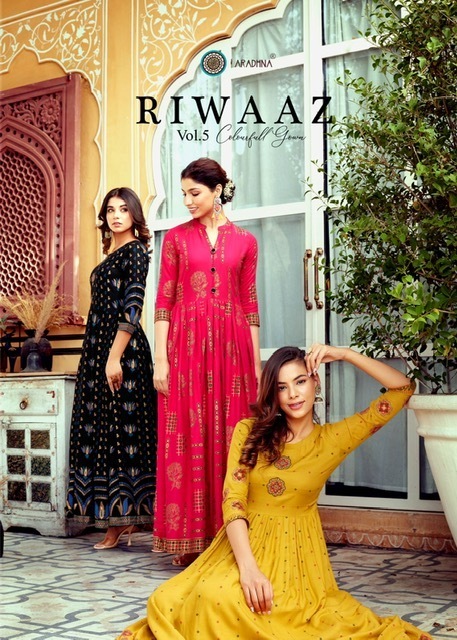ARADHNA-RIWAAZ-VOL-5-RAYON-FANCY-LONG-GOWNS-ONLINE-SUPPLIER-SURAT-1