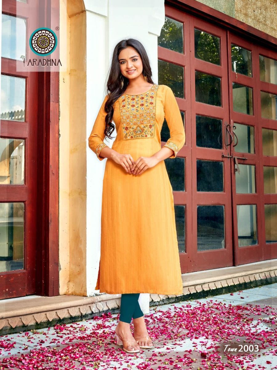 ARADHNA-TALK-OF-THE-TOWN-VOL-2-VISCOSE-EMBROIDERY-CASUAL-WEAR-KURTI-WHOLESALER-3