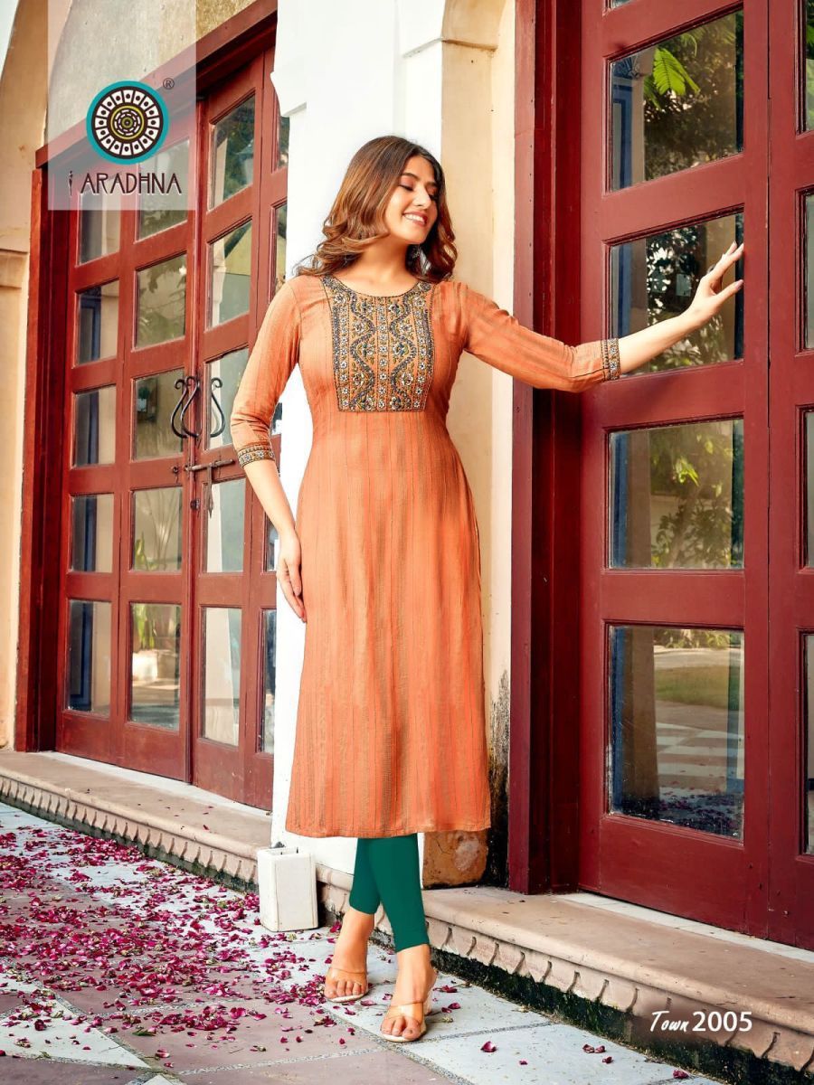 ARADHNA-TALK-OF-THE-TOWN-VOL-2-VISCOSE-EMBROIDERY-CASUAL-WEAR-KURTI-WHOLESALER-6