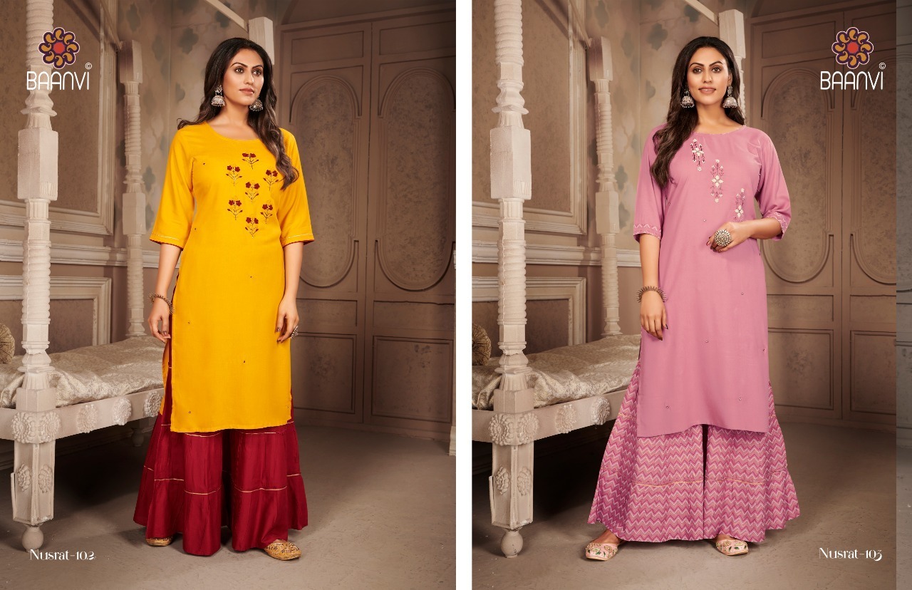 BAANVI-NUSRAT-VOL-1-RAYON-KURTIS-LATEST-CATALOGUE-1