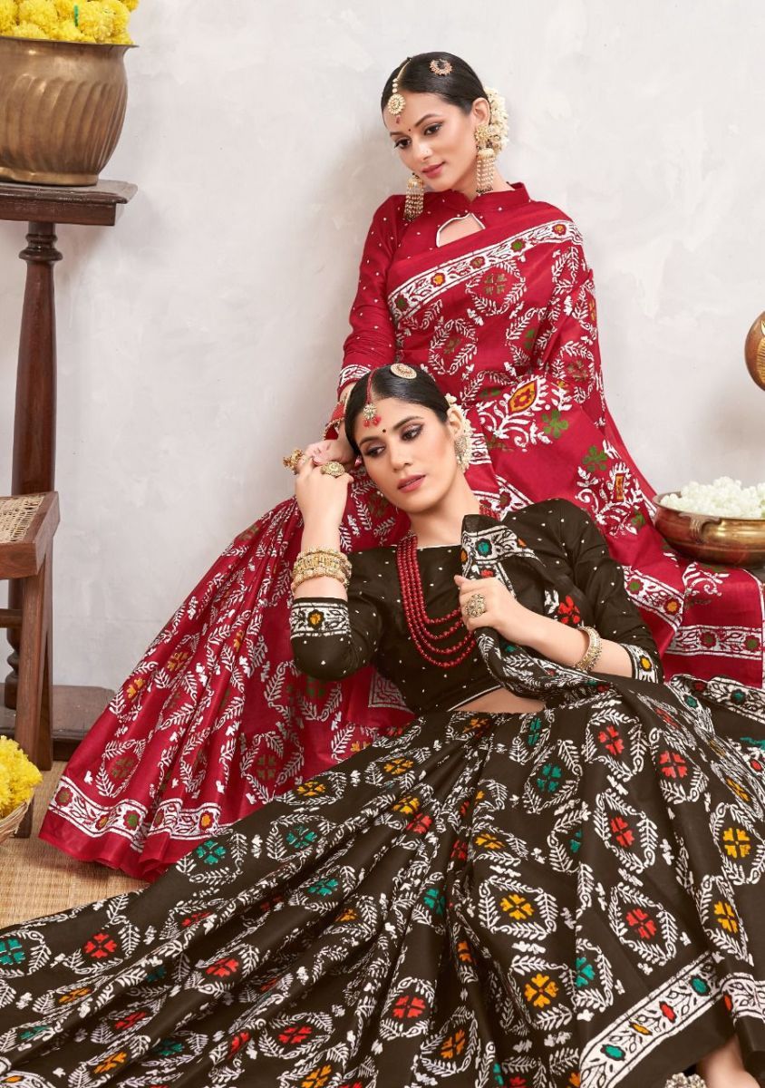 BALAJI-IKKAT-WAX-VOL-1-COTTON-PRINTED-SAREES-WHOLESALE-14